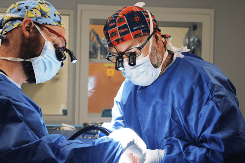 Dr. Reese during procedure